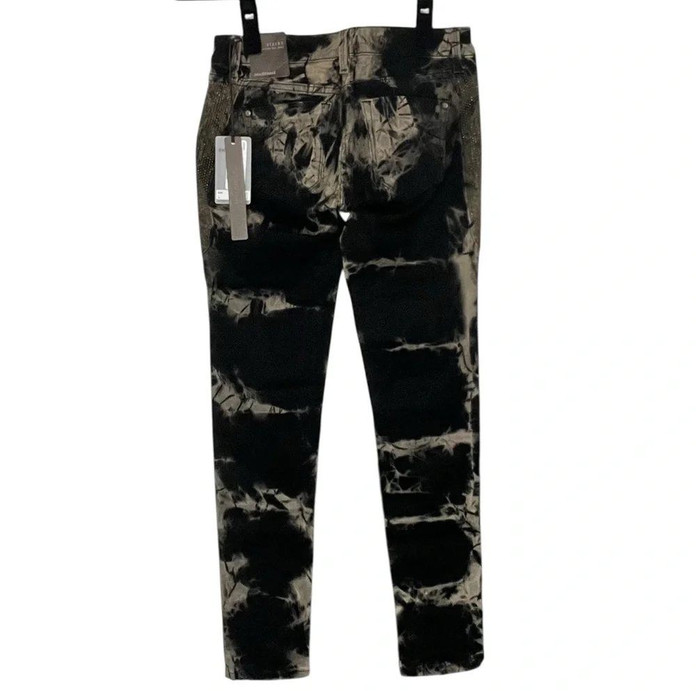 NWT James Jeans Trixie Polo Zip Skinny Jeans Tie-Dye Size 27